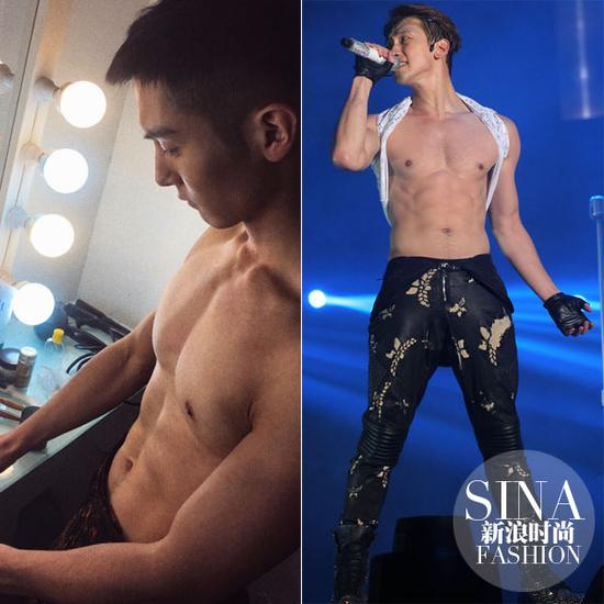 盛一倫、Rain大膽露肉