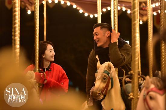 余文樂，周冬雨游園