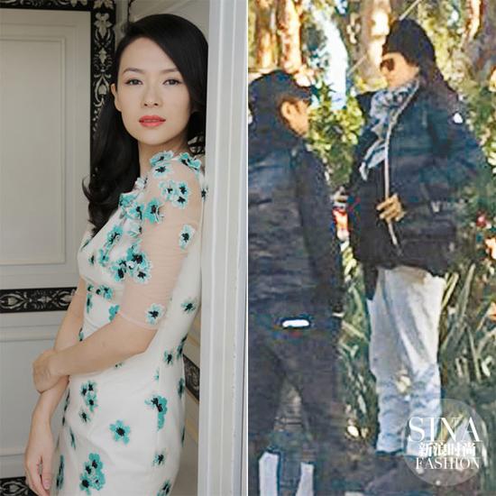 章子怡懷孕后，這帽子戴的也太奇特