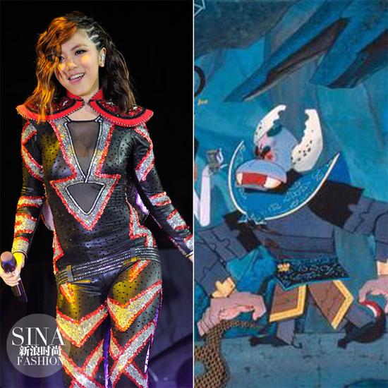 這一身亮片鎧甲，也是沒誰了