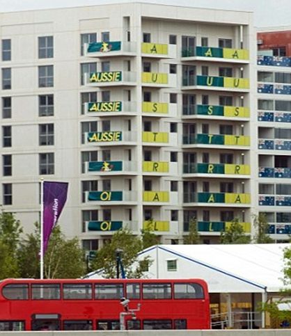 澳大利亞代表團(tuán)裝飾宿舍樓 澳大利亞代表團(tuán)裝飾宿舍樓