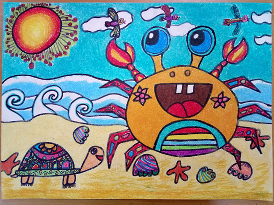 李濟州《海灘》輔導(dǎo)教師：時尹航（工一小）