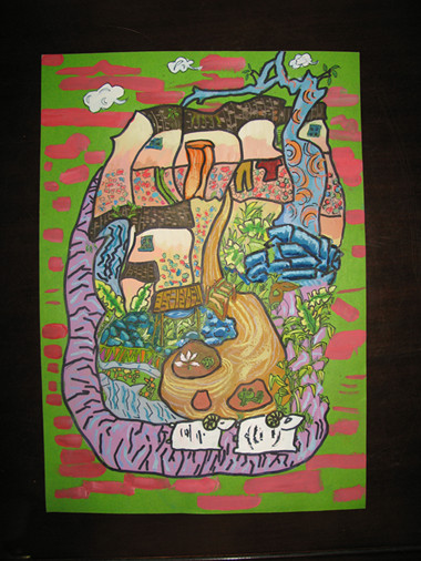 《和諧家園》李沅真（女）12歲、工人第一新村小學、輔導(dǎo)教師：楊曉媚