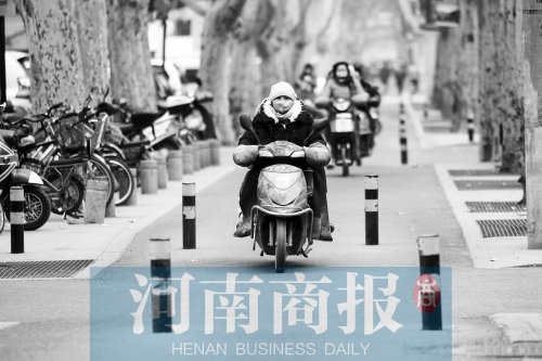 金水路防疫路附近，路樁間距很小，電動車經過時要很小心才能避開