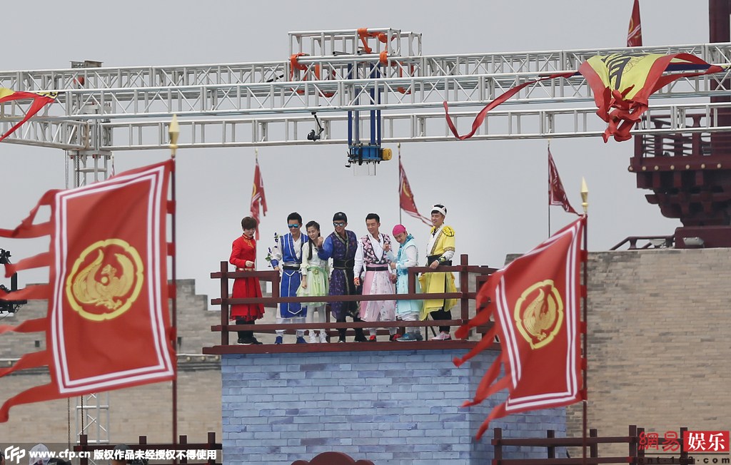 "跑男3"洛陽錄制 "跑男3"洛陽錄制