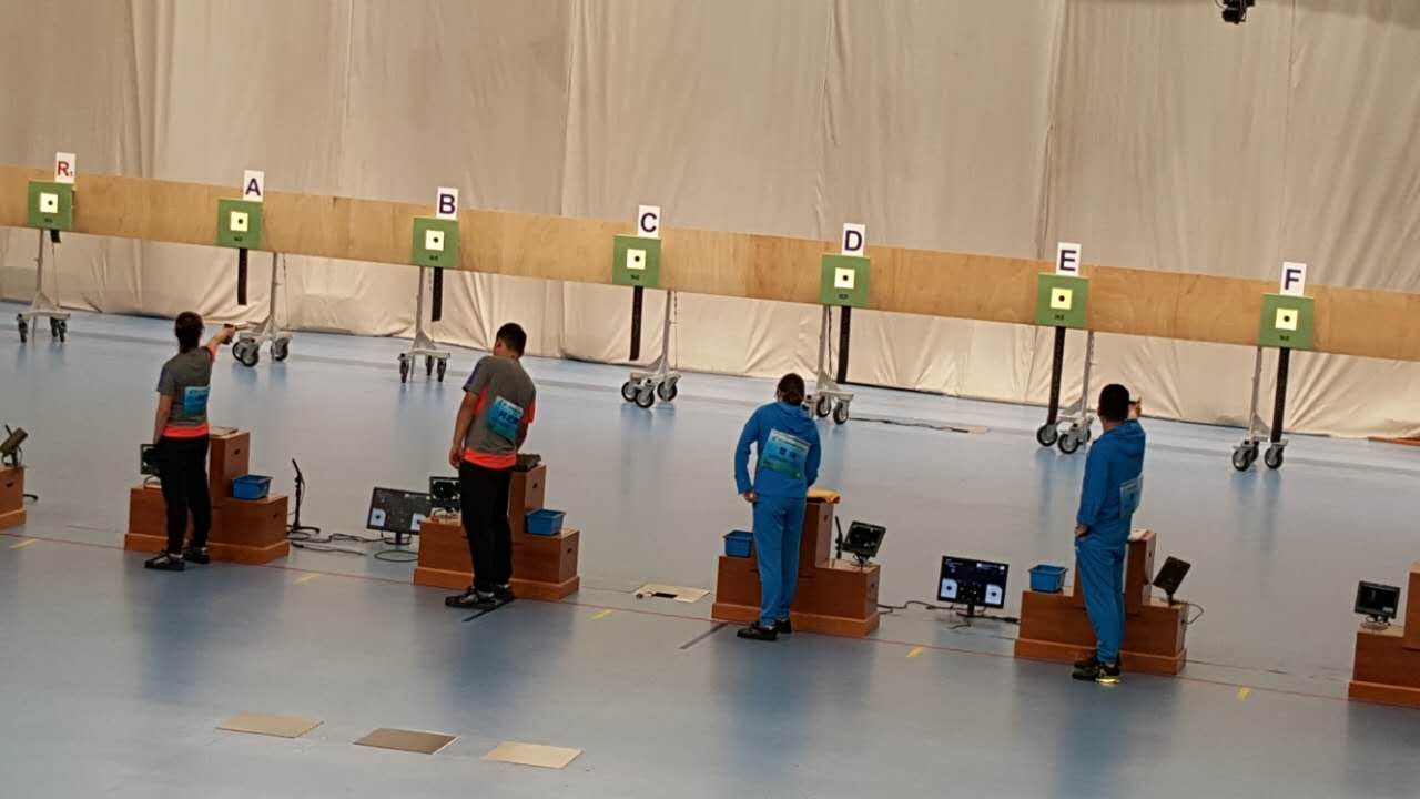 全運(yùn)會10米氣手槍混合團(tuán)體 何正陽、周瑩為河南再摘一銀