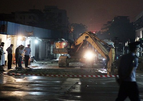 　圖為事故現(xiàn)場(chǎng)。