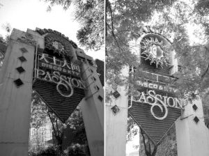 臺州溫嶺版“天上人間”（左）和北京版“天上人間”（右）相比，連店標都一模一樣