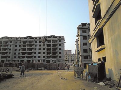 　適園雅居小區(qū)，已建起13棟住宅樓。