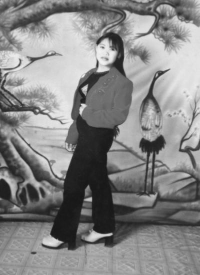 　錢家保存的錢仁鳳年輕時(shí)的照片。