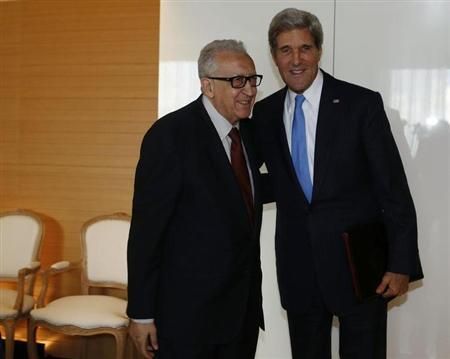 聯(lián)合國-阿盟敘利亞問題特使卜拉西米12日與克里進行會談。