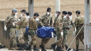 意大利海軍相信他們將發(fā)現(xiàn)更多海難死者。