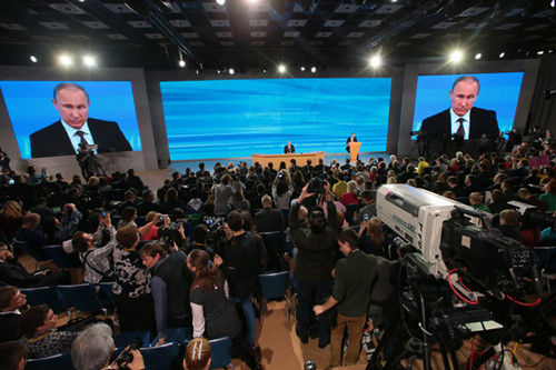 普京:俄羅斯未向烏克蘭施壓烏是兄弟國家 普京:俄羅斯未向烏克蘭施壓烏是兄弟國家