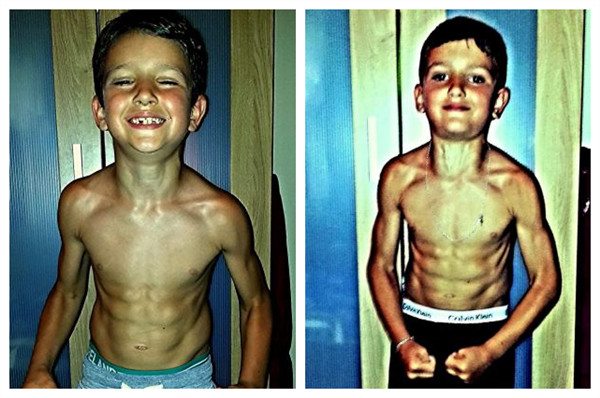 年僅8歲的布蘭登·布萊克因其完美的身型，被贊為迷你版的阿諾德·施瓦辛格。