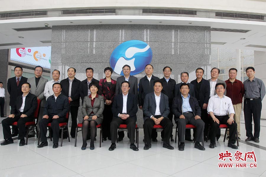 河南省委書記、省人大常委會主任郭庚茂視察河南電視臺 東方今報(bào)記者沈翔 劉棟杰/攝