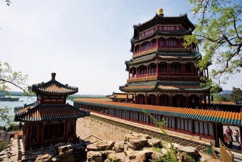 北方的皇家園林象征著盛世的繁華。