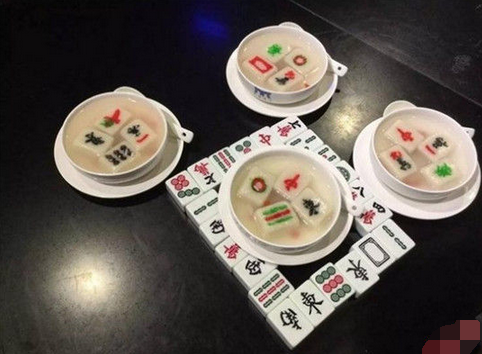來碗清一色！火鍋店推出創(chuàng)意麻將湯圓