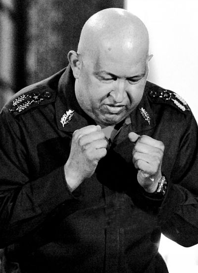 去年選舉期間，查韋斯造勢資料圖。