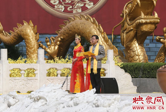 省委副書記、省政協(xié)主席葉冬松致歡迎詞。映象網(wǎng)記者 邵恰 攝