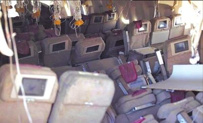 7日，美國舊金山，失事客機內景曝光。圖/CFP