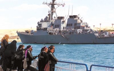 美國海軍“馬漢”號驅(qū)逐艦（資料圖片）。圖/CFP