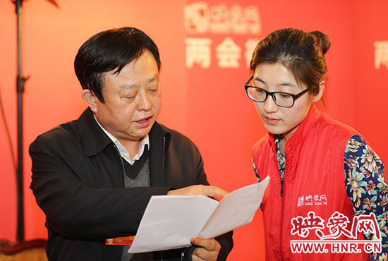 全國人大代表喬彬接受映象網(wǎng)采訪。