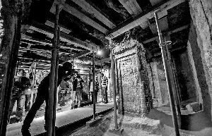 埃及首次向公眾開放的古埃及法老圖坦卡蒙乳母之墓內(nèi)景。