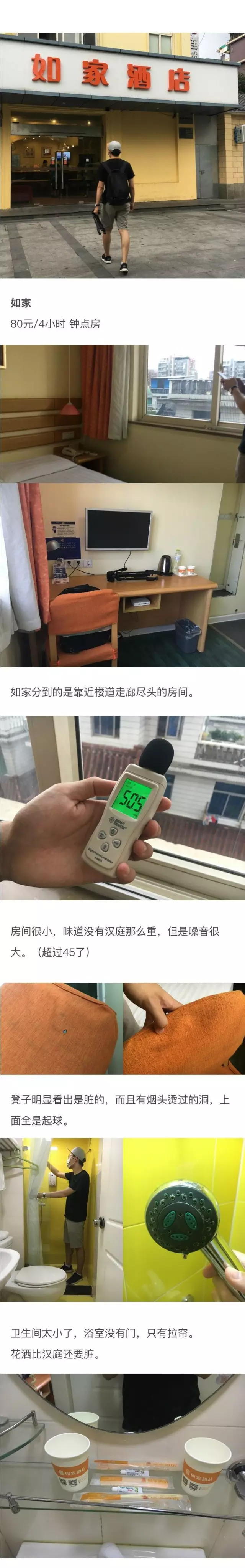 快捷酒店究竟有多臟？網(wǎng)友在7家酒店開房實(shí)測