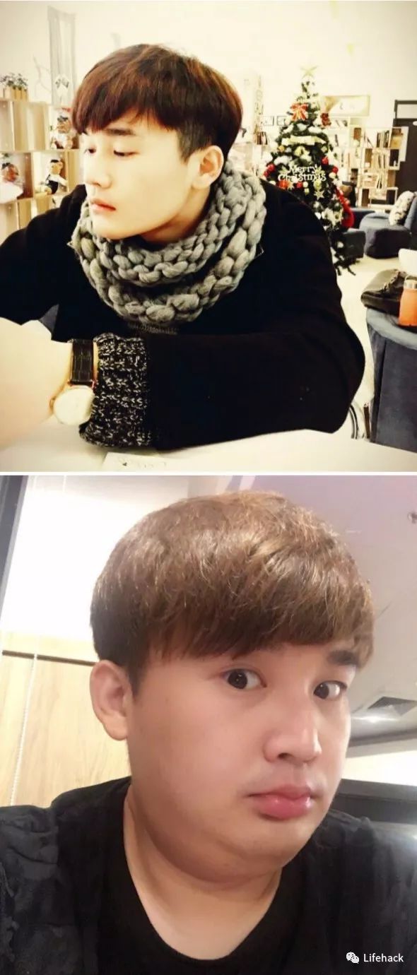 長(zhǎng)胖20斤，臉型怎么變？這些例子看完扎心了！