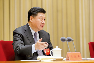 2017年12月28日至29日，中央農(nóng)村工作會議在北京舉行。習(xí)近平在會上發(fā)表重要講話。新華社記者 丁林 攝