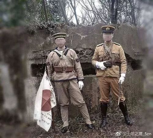 犯眾怒！兩男子抗日碉堡前扮日本兵拍照 警方介入