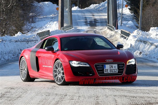 奧迪R8 e-tron測試諜照 奧迪R8 e-tron測試諜照