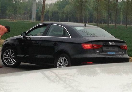 三廂奧迪A3國內測試車 三廂奧迪A3國內測試車