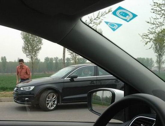 三廂奧迪A3國內測試車 三廂奧迪A3國內測試車