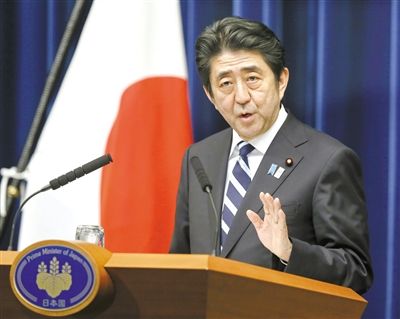  日本首相安倍晉三。