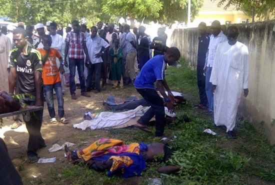 尼日利亞伊斯蘭極端武裝組織“博科圣地”約貝州古杰巴(Gujba)市的農(nóng)業(yè)學(xué)院，射殺數(shù)十名學(xué)生。