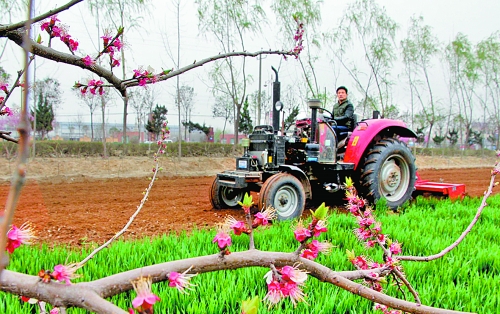 　　3月25日，武陟縣龍源辦事處東馬曲村村民正在田里耕作。時下正值春耕時節(jié)，武陟農(nóng)民紛紛抓住有利時機
