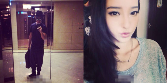 歐弟微博承認結(jié)婚曬老婆美照。