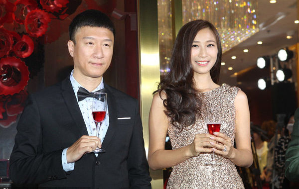 圖為孫紅雷、王駿迪夫婦。