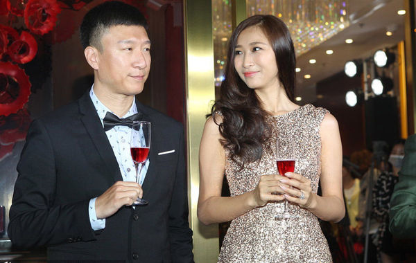 圖為孫紅雷、王駿迪夫婦。