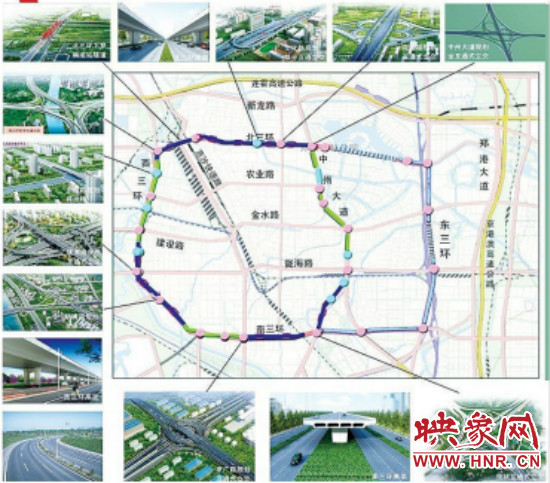 三環(huán)快速化工程方案圖。