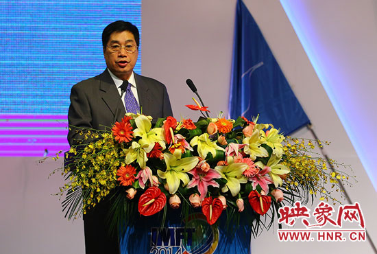 聯(lián)合國世界旅游組執(zhí)行主任祝善忠演講。