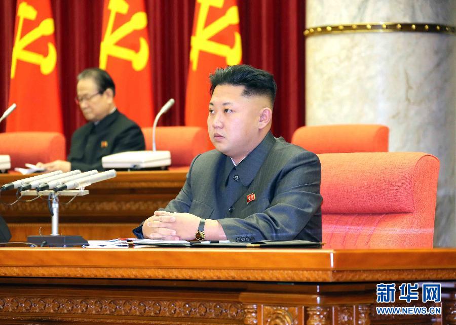 12月8日，在朝鮮平壤，朝鮮勞動(dòng)黨第一書記金正恩出席并指導(dǎo)朝鮮勞動(dòng)黨中央政治局?jǐn)U大會(huì)議。