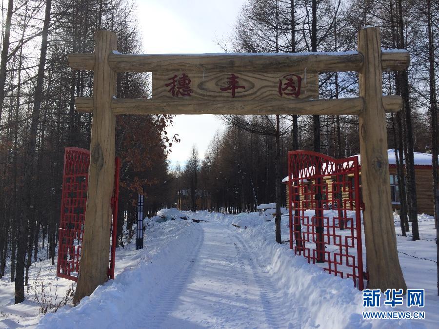 北山一隅的穗豐園（2013年12月8日攝）。新華社記者程子龍攝