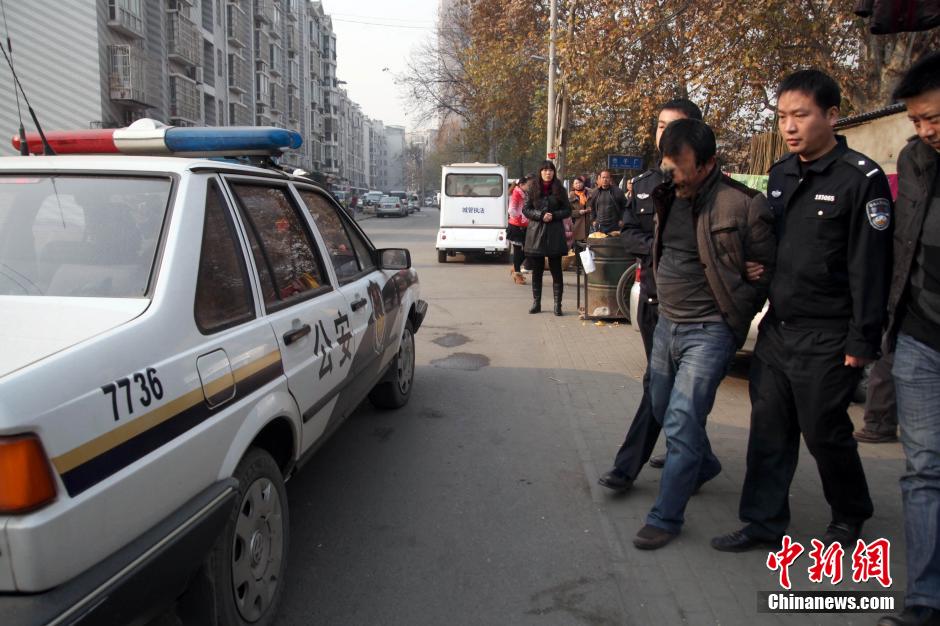 圖為抓獲犯罪嫌疑人（資料圖片）。