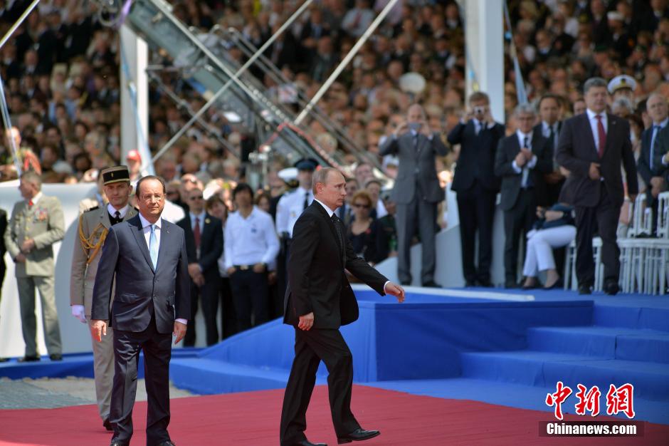 諾曼底登陸70周年紀(jì)念儀式 20國(guó)元首和政府首腦出席 諾曼底登陸70周年紀(jì)念儀式 20國(guó)元首和政府首腦出席