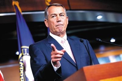 眾議院議長(zhǎng)博納是美國(guó)第三號(hào)政治人物。