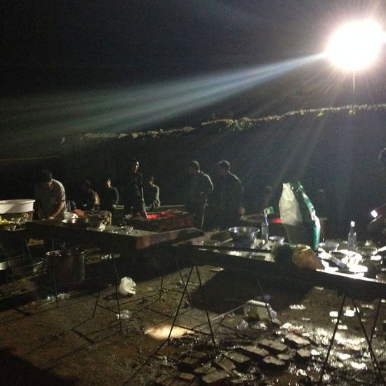 龍頭山鎮(zhèn)災(zāi)民安置點(diǎn)。澎湃新聞 程藝輝 圖