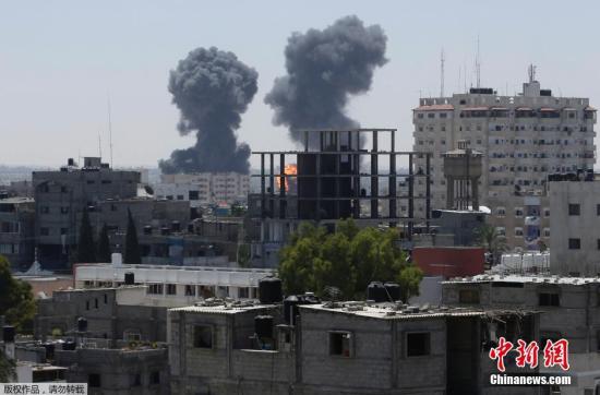 資料圖：以色列對(duì)加沙地區(qū)發(fā)動(dòng)的“護(hù)刃行動(dòng)”已進(jìn)入第28天。