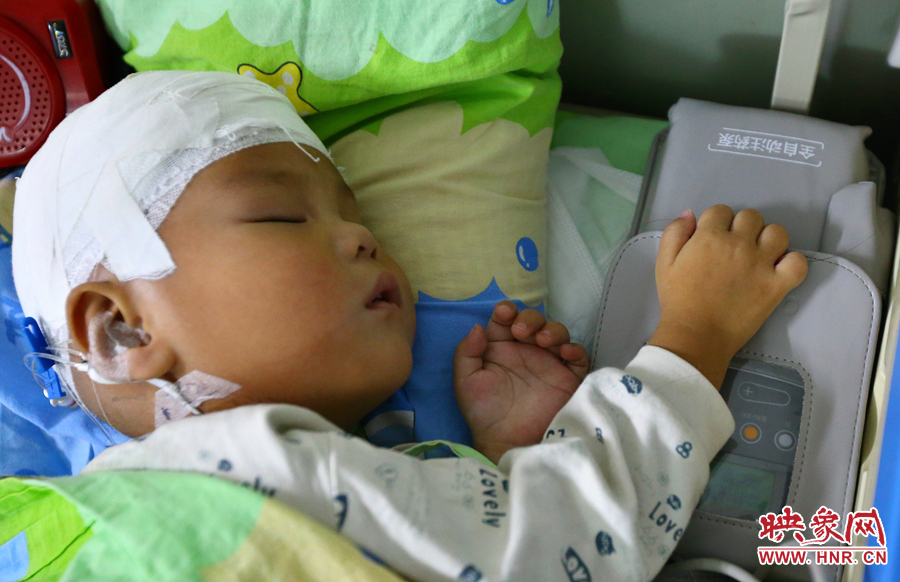 經(jīng)過手術(shù)，小龍病情已經(jīng)逐漸好轉(zhuǎn)，正在甜甜的熟睡